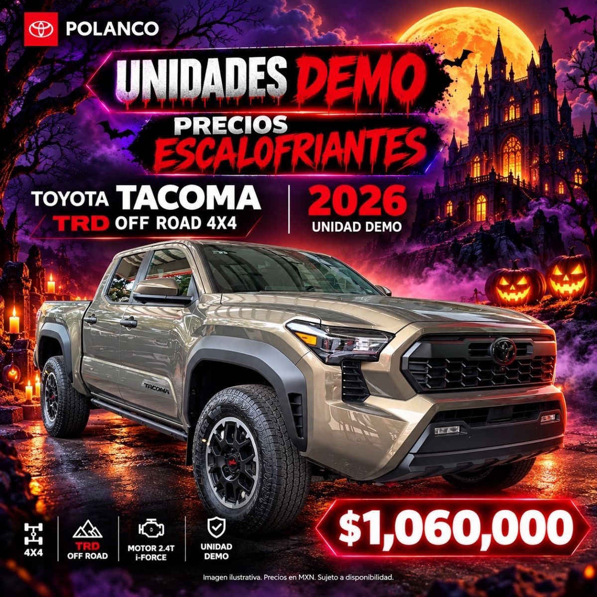 2026 Toyota Tacoma 4p TRD Off Road L4/2.4/T Aut 4x4